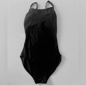 Bloch Black Strap Leotard, Petite Women Size